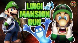 Luigi Mansion Halloween Run | Halloween Run and Freeze | Brain Break for Kids | PhonicsMan Fitness