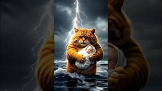 "Cat Vs Children Safely sea"#shere #cartoon #moralstories #funny #shere #cat