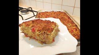 Якщо у Вас є картопля, приготуйте цю смачну запіканку/Potato casserole with eggplant