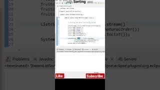 How to sort list of element   using stream in java 8 || java 8 interview questions #java #code