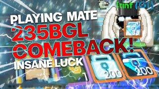 PLAYING MATE 40BGL TO 235BGL CRAZY LUCK!!! | Growtopia Casino @Trintenus