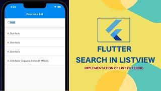 How to Filter Listview using Search field