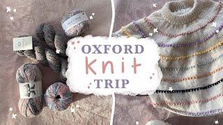 Travelling alone to buy yarn, Oxford Yarn Store & The Woolhound | Woozy by Céline