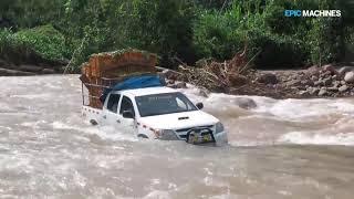 Most Dangerous mountain roads In The World, Heavy Equipment Truck Skill Driving 2019, Dangerous trip