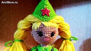 Амигуруми: схема Боевая медсестричка. Игрушки вязаные крючком - Free crochet patterns.