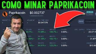 COMO MINAR PAPRIKACOIN, (PAPRY) 146% DE CRECIMIENTO CONTINUO