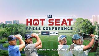 Tom Brady, Aaron Rodgers, Patrick Mahomes, Josh Allen Live Interview | Hot Seat Press Conference