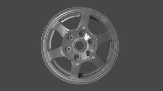 ‍How to Create THE alloy wheel OF THE CAR MITSUBISHI MONTERO III in Blender 3D