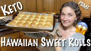 #81 KETO(PSMF) Hawaiian Sweet rolls!!  These are SO GOOD! Perfect for Thanksgiving & Holidays 