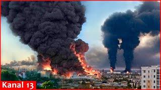 Moscow, Crimea and 12 Russian regions came under heavy drone fire: powerful explosions occurred