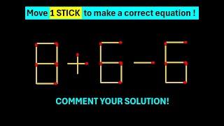 Part 109 - 10 Very Hard Matchstick Puzzles with Answers - Improve your IQ - Practices for Your Brain