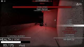 Hazard 20 Night Demon No Firearms Solo Win (Contact A-888)