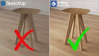 Avoid These Mistakes With Texture Mapping In SketchUp | V-Ray For SketchUp Tutorial