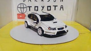 SUBARU IMPREZA WRX STI из пластилина, форсаж 8.