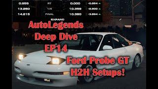 Auto Legends Deep Dive EP14 - Ford Probe GT H2H Setups!