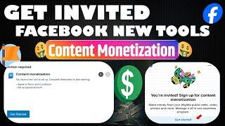 How to Get invited started with Facebook’s Content Monetization beta on Pages 2024 (Update)