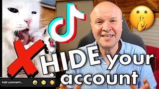 How to HIDE your TIKTOK account and make it PRIVATE