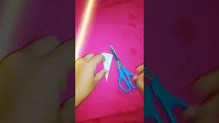 Attractive papper cutting desing like a spider net #shorts