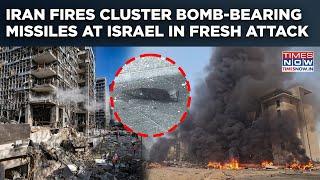 Iran's Deadly Cluster Bomb Attack On Israel| Destruction On Cam| Watch Fire Burn Down Buildings