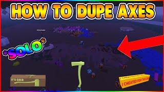 HOW TO DUPLICATE AXES! (SOLO METHOD!) [NOT PATCHED!] LUMBER TYCOON 2 ROBLOX