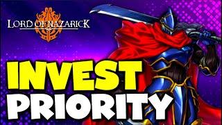 Investment Priority List  "For them to be good" - Lord of Nazarick [Overlord]