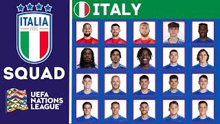 ITALY Squad For UEFA Nations League 2024/25 | October 2024 | Italy | FootWorld