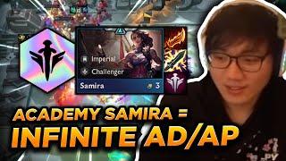 Academy 3-star Samira gives my board infinite AD and AP