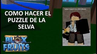 COMO HACER EL PUZZLE DE LA SELVA EN BLOX FRUITS ''PUZZLE DE SHANKS''