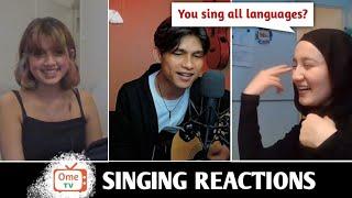 Ukhti iran ini sampe heran aku bisa nyanyi semua bahasa yg dia bisa | SINGING REACTIONS