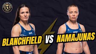 Erin Blanchfield vs Rose Namajunas UFC Edmonton