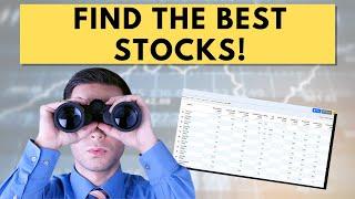 How do you find fantastick stocks with the new scanner