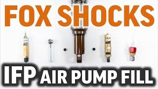 FOX shock IFP Air fill with shock pump & nitrogen needle guide for beginners. A PITA but U can do it