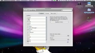 How to change Mac OSX languages