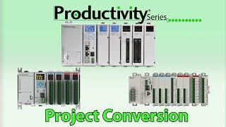 How To Convert any Productivity project to any Productivity PLC at AutomationDirect