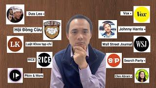 YouTuber miền Bắc và miền Nam, các kênh mình thích: Dưa Leo, Vox, Johnny Harris @trongnnguyen2012
