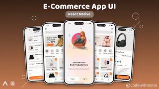 E-Commerce App UI in React Native | React Native Projects