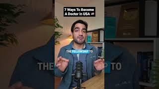 7 Proven Ways To Become A Doctor in USA  #shorts #usmle #doctor