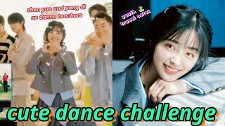 shen yue doing this cute dance challenge with yang di on youth travel notes variety show 