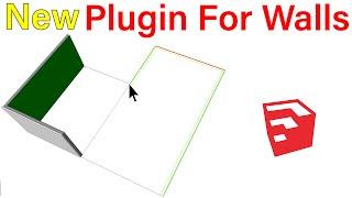 New Plugin For Creating Walls For SketchUp - TutorialsUp