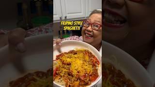 Mama LuLu Cooks: Filipino-Style Spaghetti #weeepartner #cookinginshorts