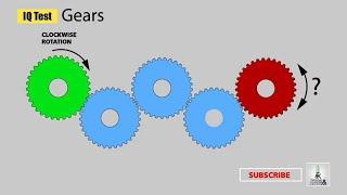 Attached Gears Rotation Principal । IQ । Gears Studies.