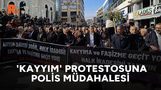 Van'da 'kayyım' protestosuna polis müdahalesi