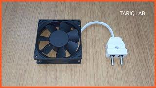 How to run 12v dc fan on 220v ac