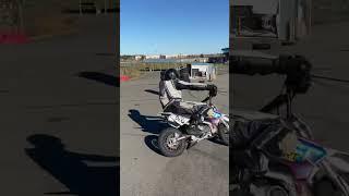 Pit bike training for Halloween