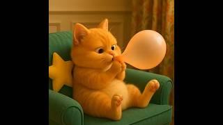 A Cat and the Giant Balloon  – Hilarious Pixar-Style Surprise!