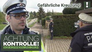  Auf GEFÄHRLICHER Kreuzung mit über 20 km/h zu VIEL! | Achtung Kontrolle