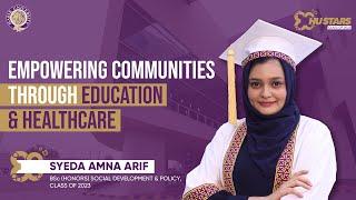 S. Amna Arif | Social Development and Policy (SDP) | HU Stars Class of 2023 | Habib University