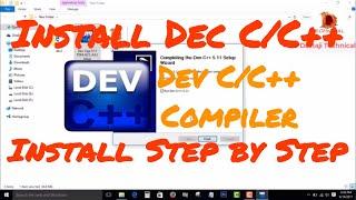 [Hindi] How to install  Dev C/C++ in Windows 10 || Windows 8 || Windows 7 || Programming Software