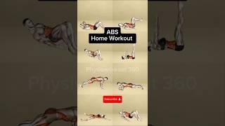 Simple Home Workout Exercises For ABS #workout #homeworkout #abs #fitness #motivation #shorts