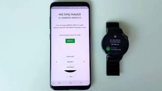 MR.TIME MAKER Connection Guide for Android Wear (KOR/ENG SUB)